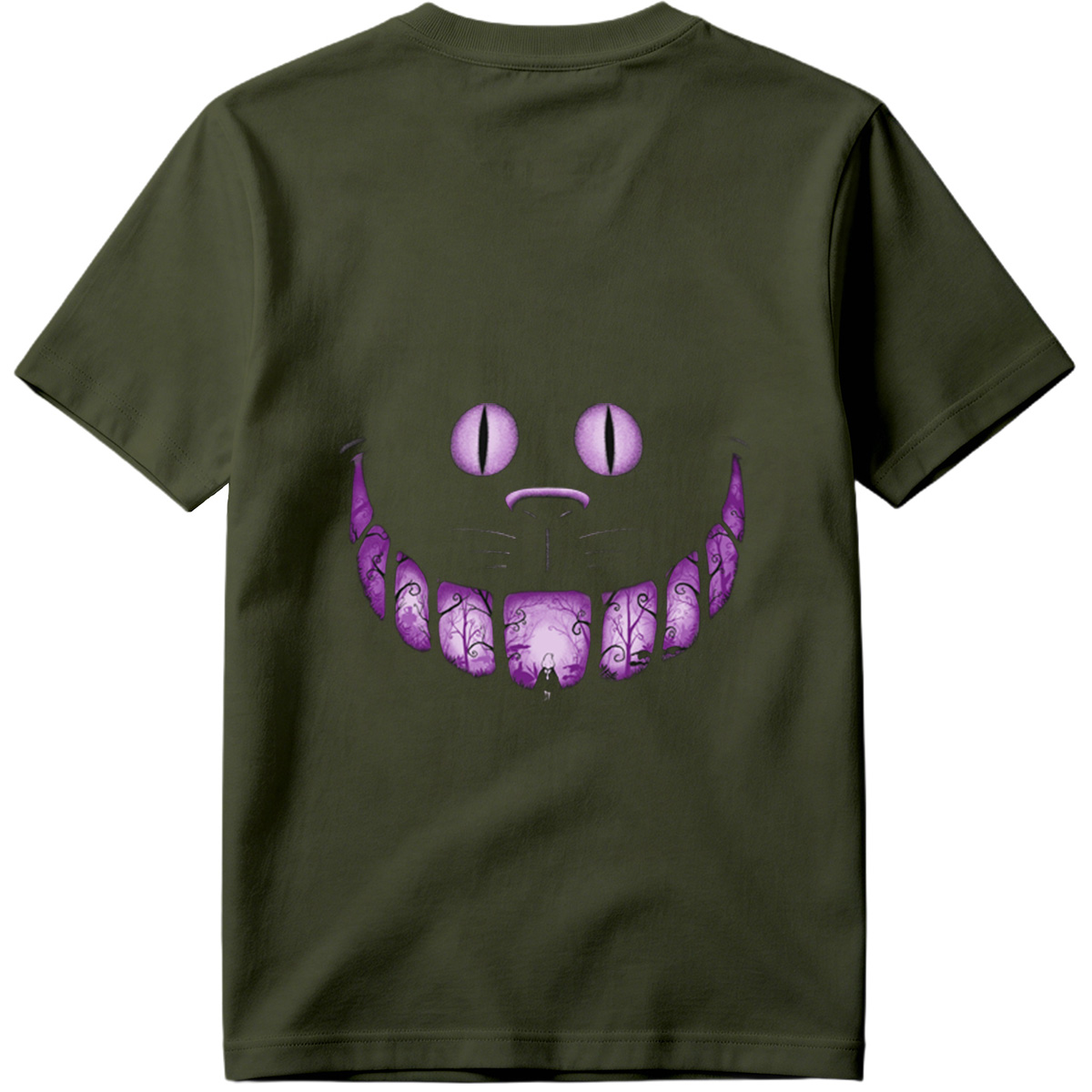 Alice in Wonderland: Cheshire Cat's Enchanted Smile - Tee
