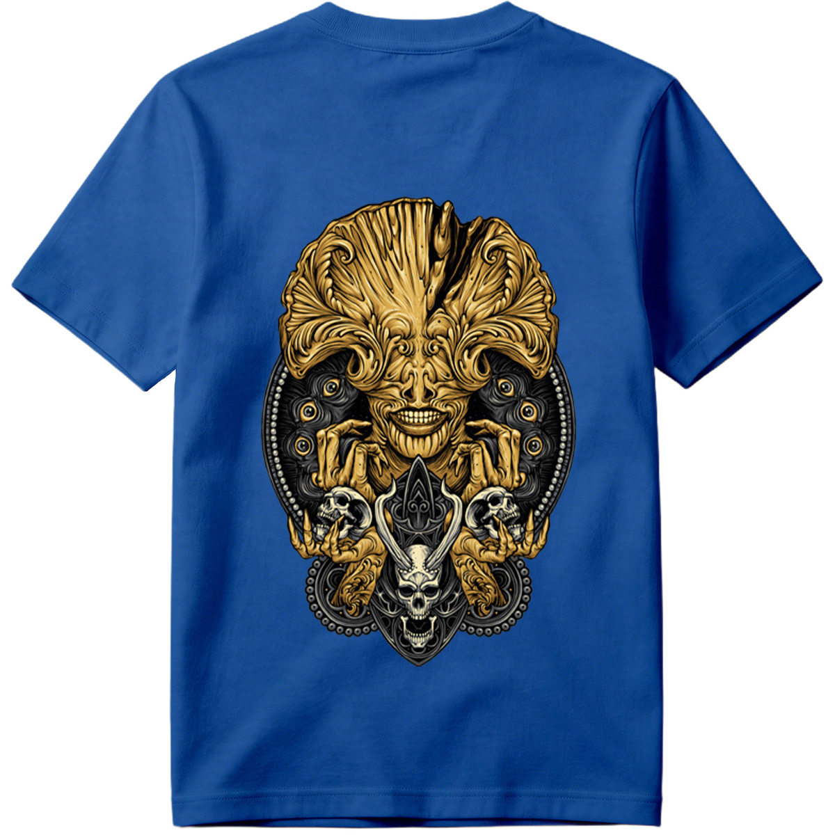 Alien vs. Predator: Golden Xenomorph and Skulls - Tee