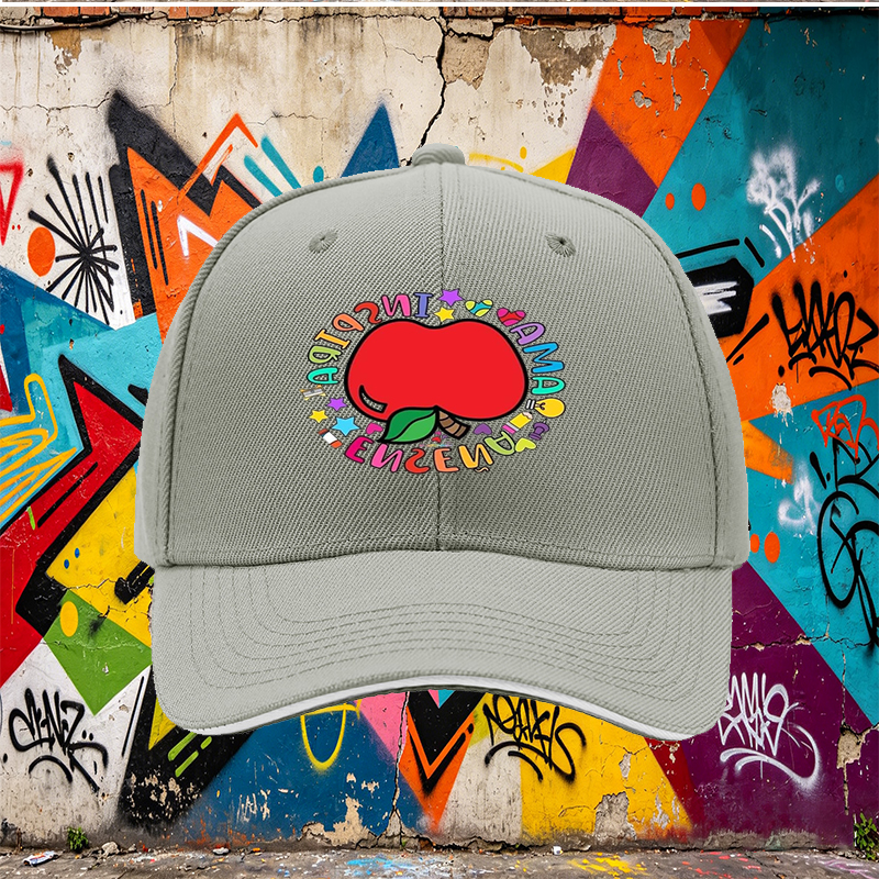 Unisex Classic Sandwich Hat with Colorful Apple and 