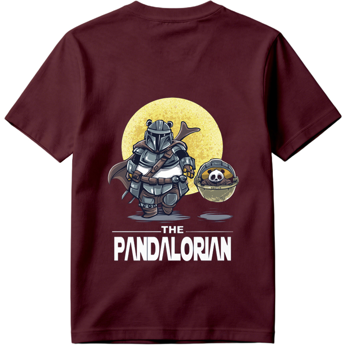 The Mandalorian with a Panda in the Child's Pod - Tee