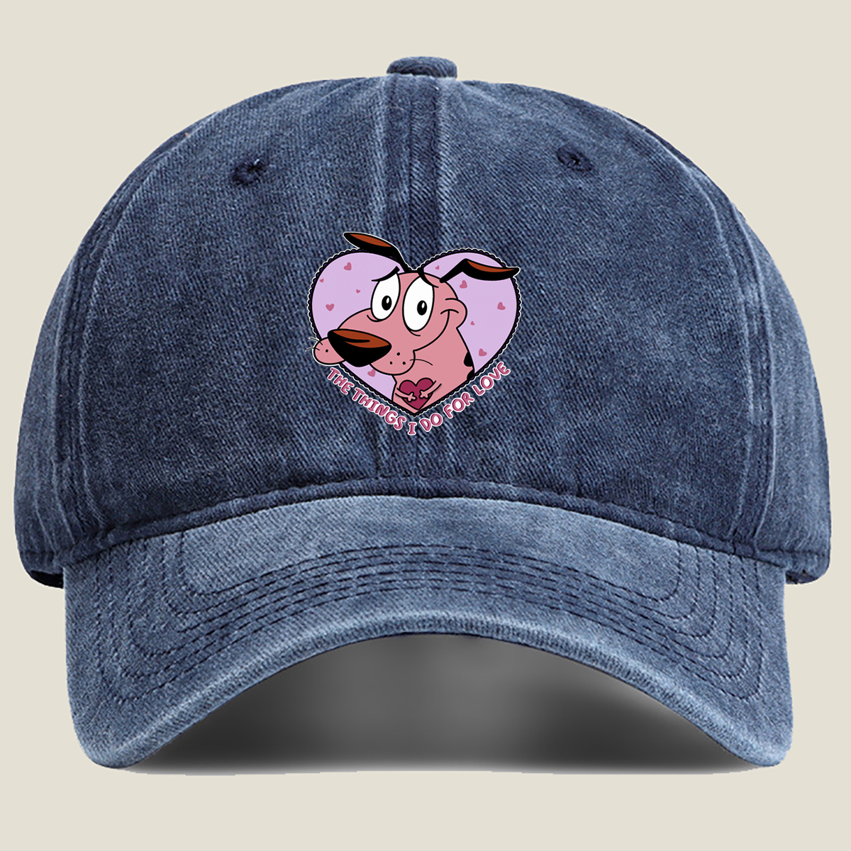 Porky Pig: The Things I Do For Love - Washed Denim - Baseball Cap