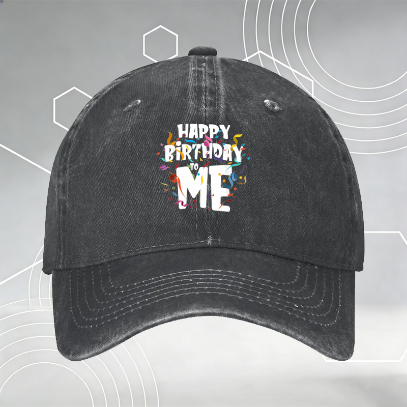 New Baseball Cap with Racing Quote Print 