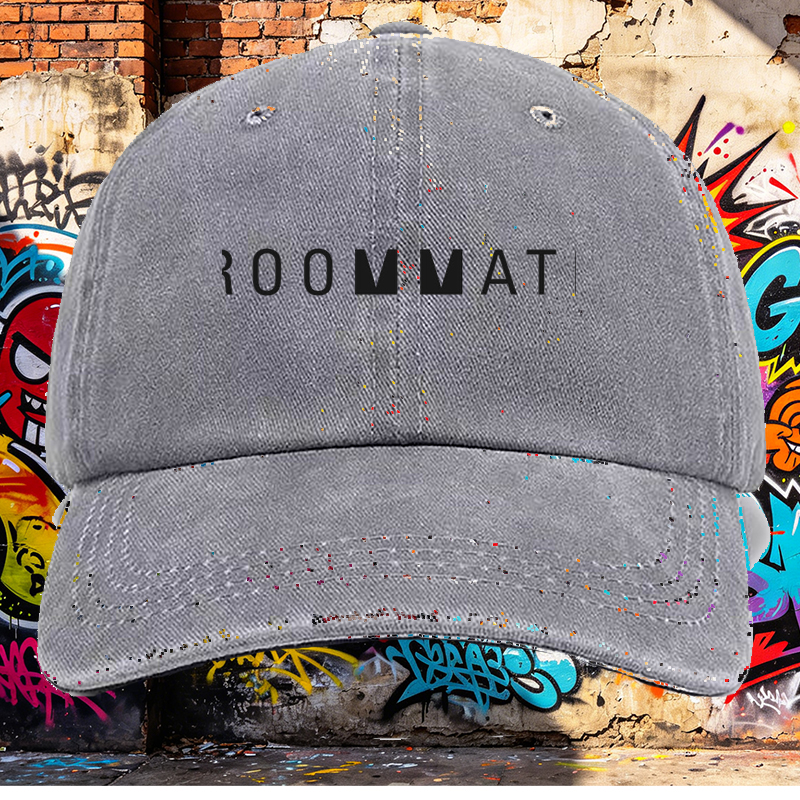 Men's Printed Washed Cotton Hat with 