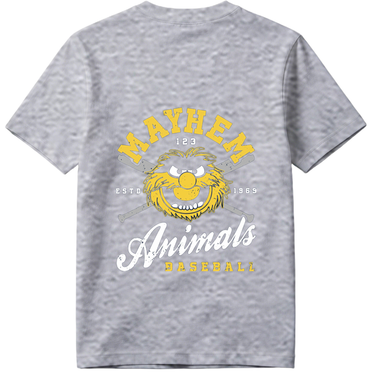 Muppets Animal Mayhem Baseball Logo - Tee