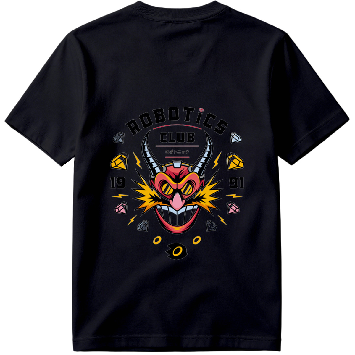 Robotics Club - Devil Robot Character Design - Tee