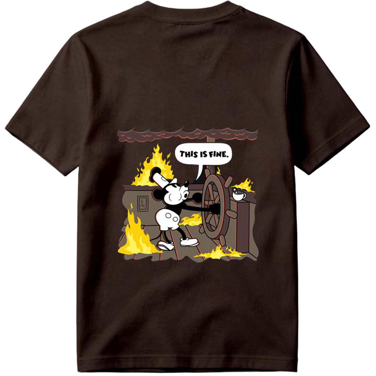 Mickey Mouse in a Burning Room: 