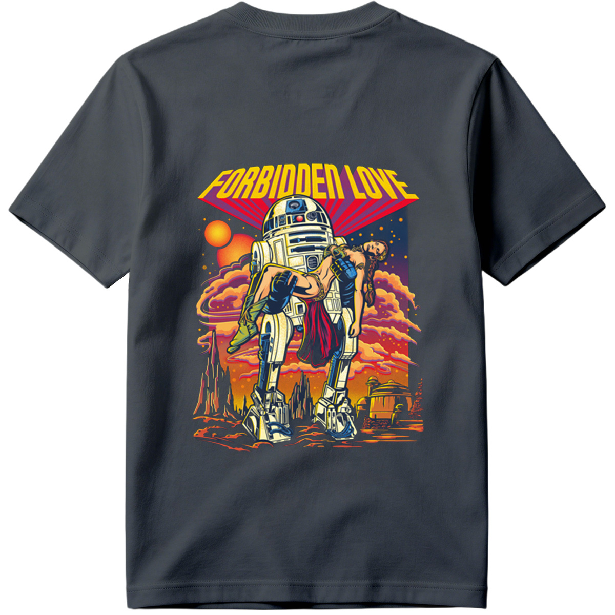 Star Wars: R2-D2 and Leia - Forbidden Love - Tee