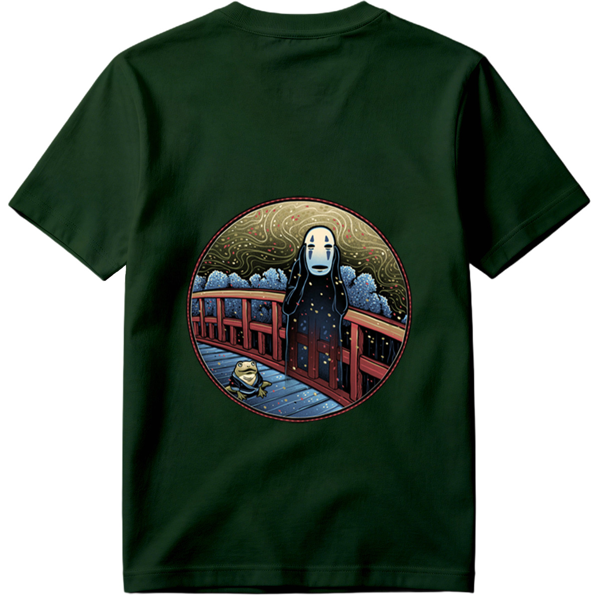 Spirited Away: No-Face and Frog on Bridge - Tee