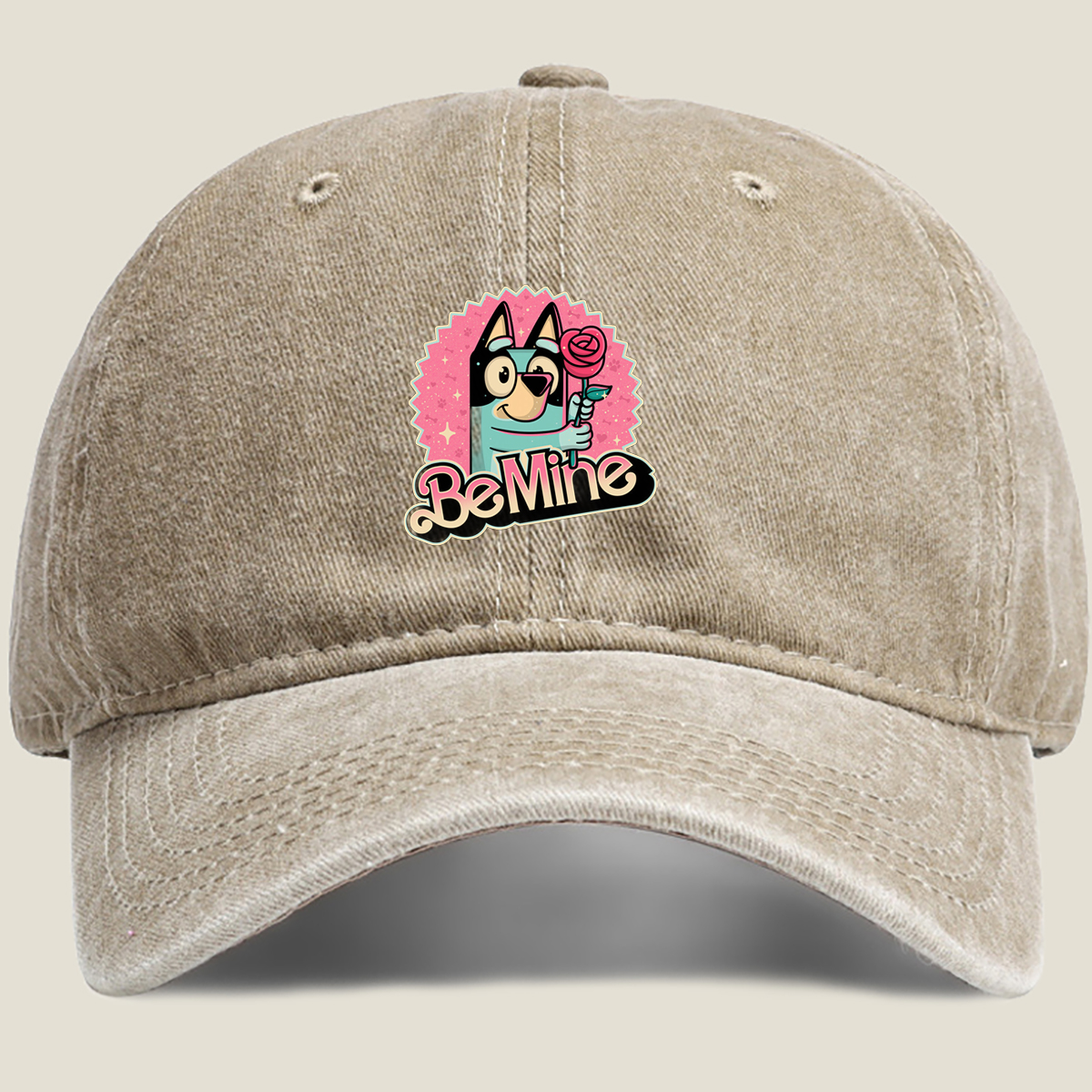 Be Mine - Bluey - Washed Denim - Baseball Cap