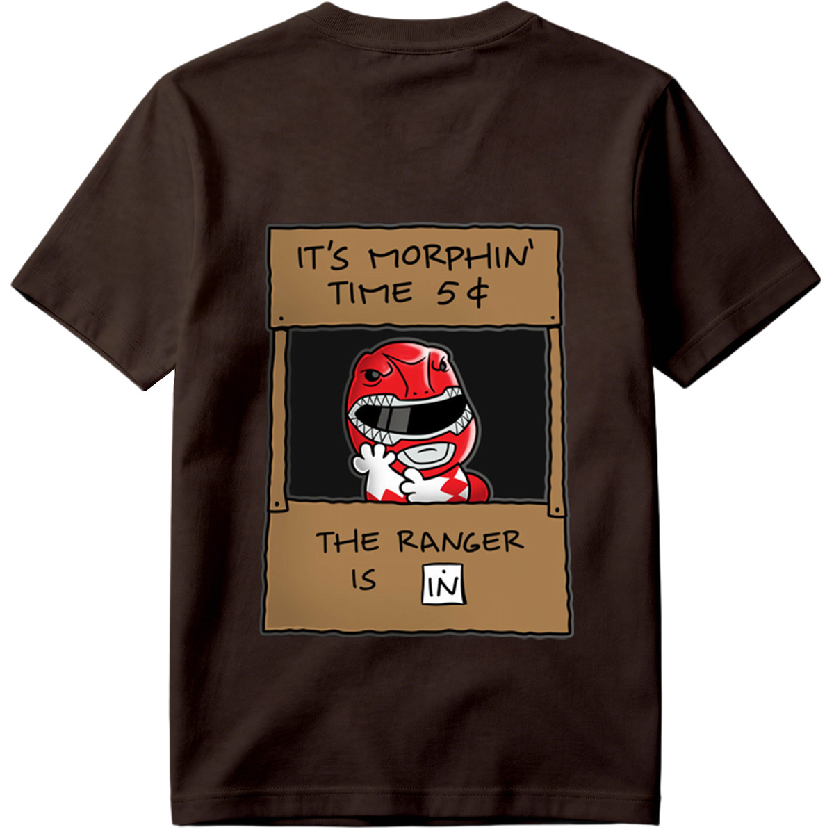 Red Ranger Morphin Time Booth - Tee