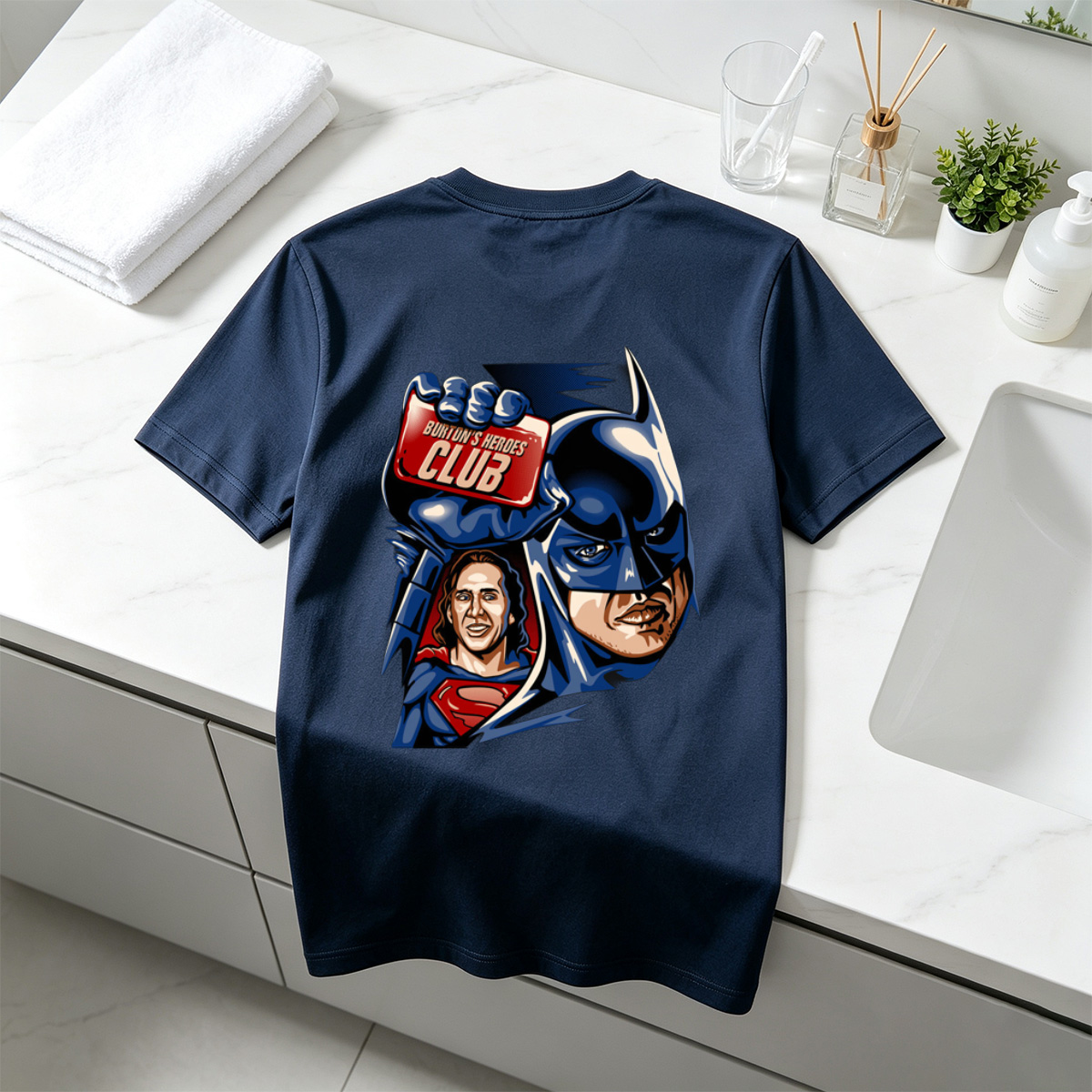 Batman and Superman - Buktun's Heroes Club - Tee