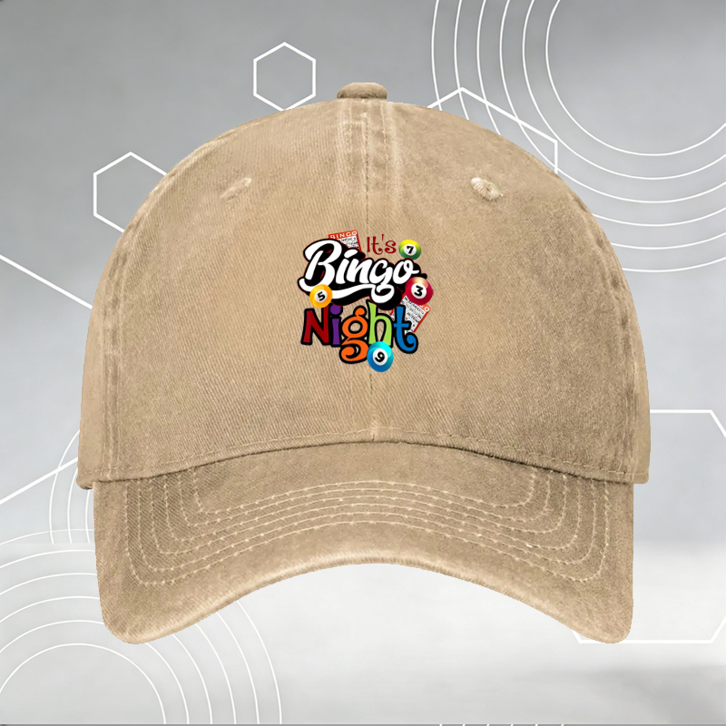 New Baseball Cap with Fiery Skull Print 