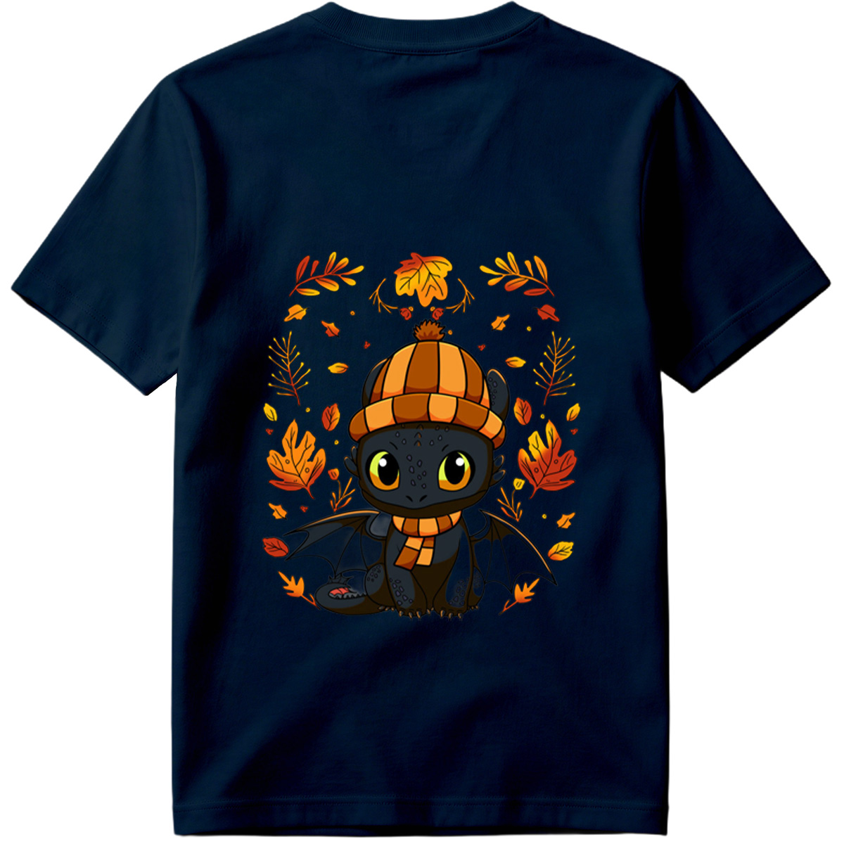 How to Train Your Dragon: Toothless in Autumn Attire - Tee