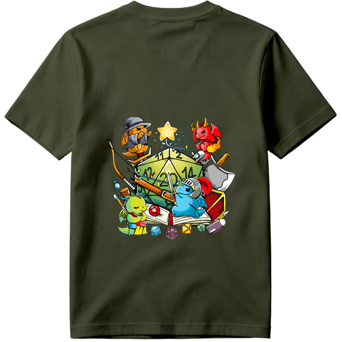 D&D: Dragon, Duck, and D20 Adventure - Tee