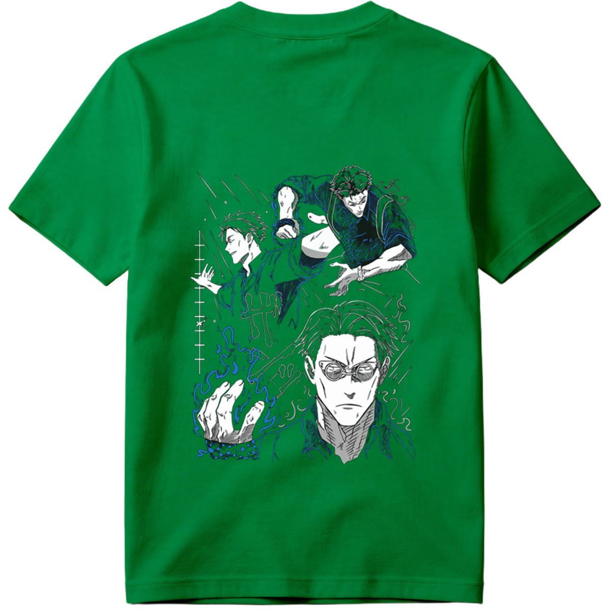 Jujutsu Kaisen: Sukuna, Megumi Fushiguro, and Satoru Gojo - Tee