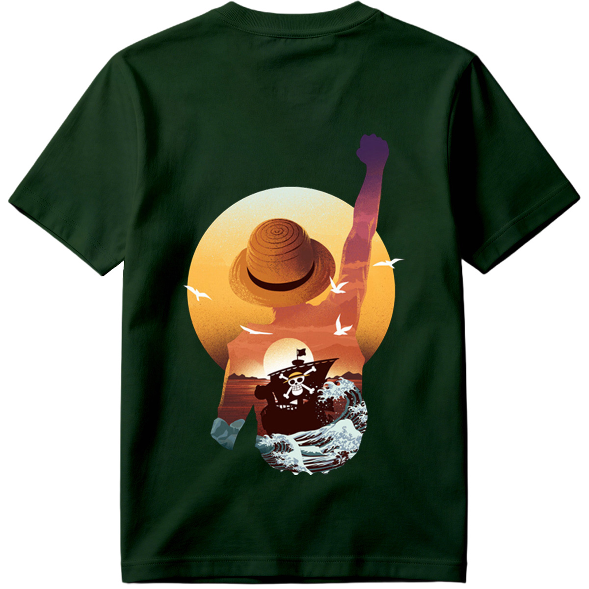 One Piece: Luffy and the Pirate Ship - Tee