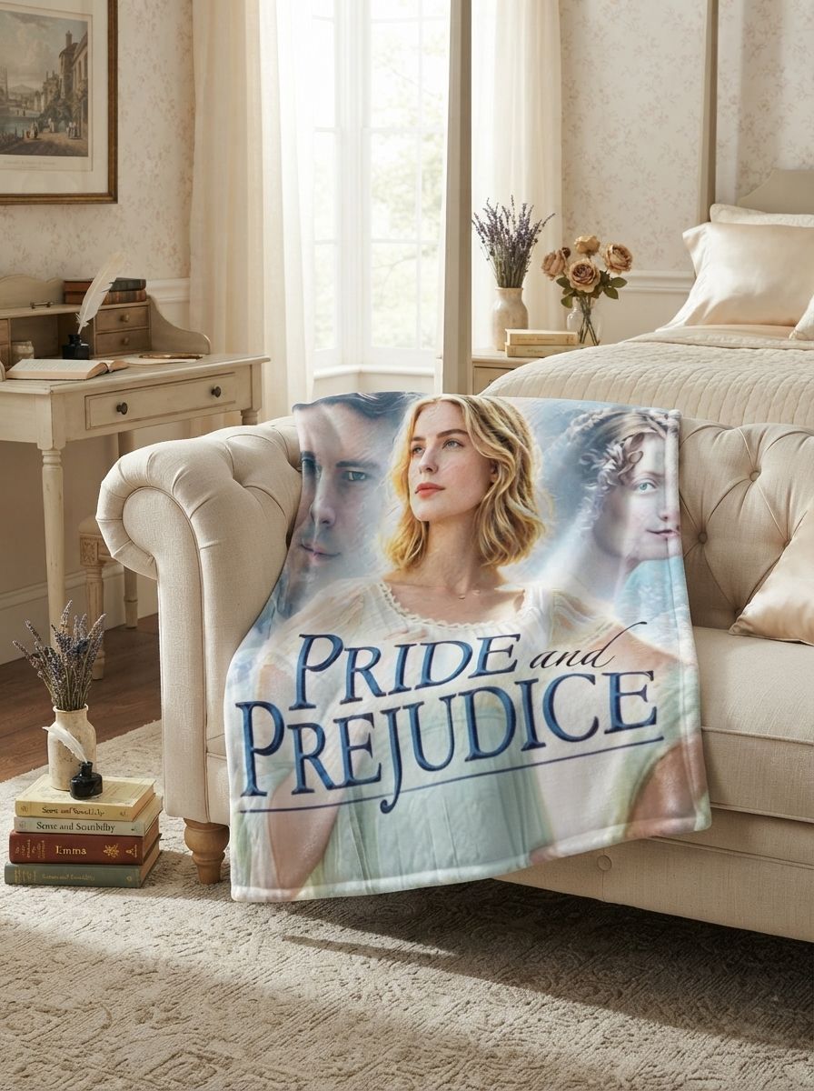 Custom Photo Flannel Blanket Personalized Headshot Portrait Throw Cozy Anti Pilling Fleece Keepsake Gift