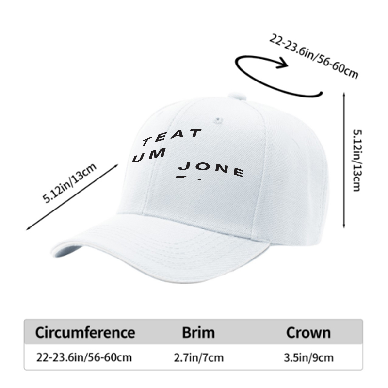 Unisex Classic Sandwich Hat with TEATUM JONES Logo Print | Casual Outdoor Cap for Urban Lifestyle and Daily Wear | Perfect for Men and Women Seeking Stylish Streetwear Accessory