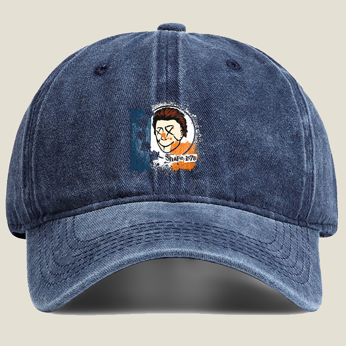 Shape-1978: The Man with X-Eyes - Washed Denim - Baseball Cap