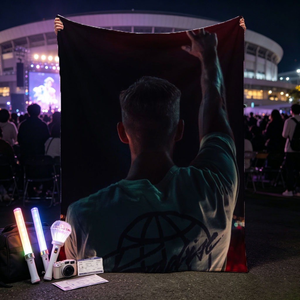 Martin Garrix Live Performance Raising Hand in Crowd at Concert - Blankets