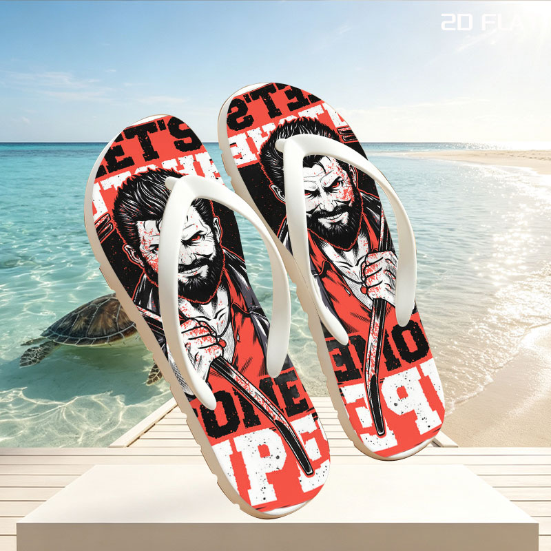 Let's Butcher Some Supes - The Butcher from The Boys -  flip-flops
