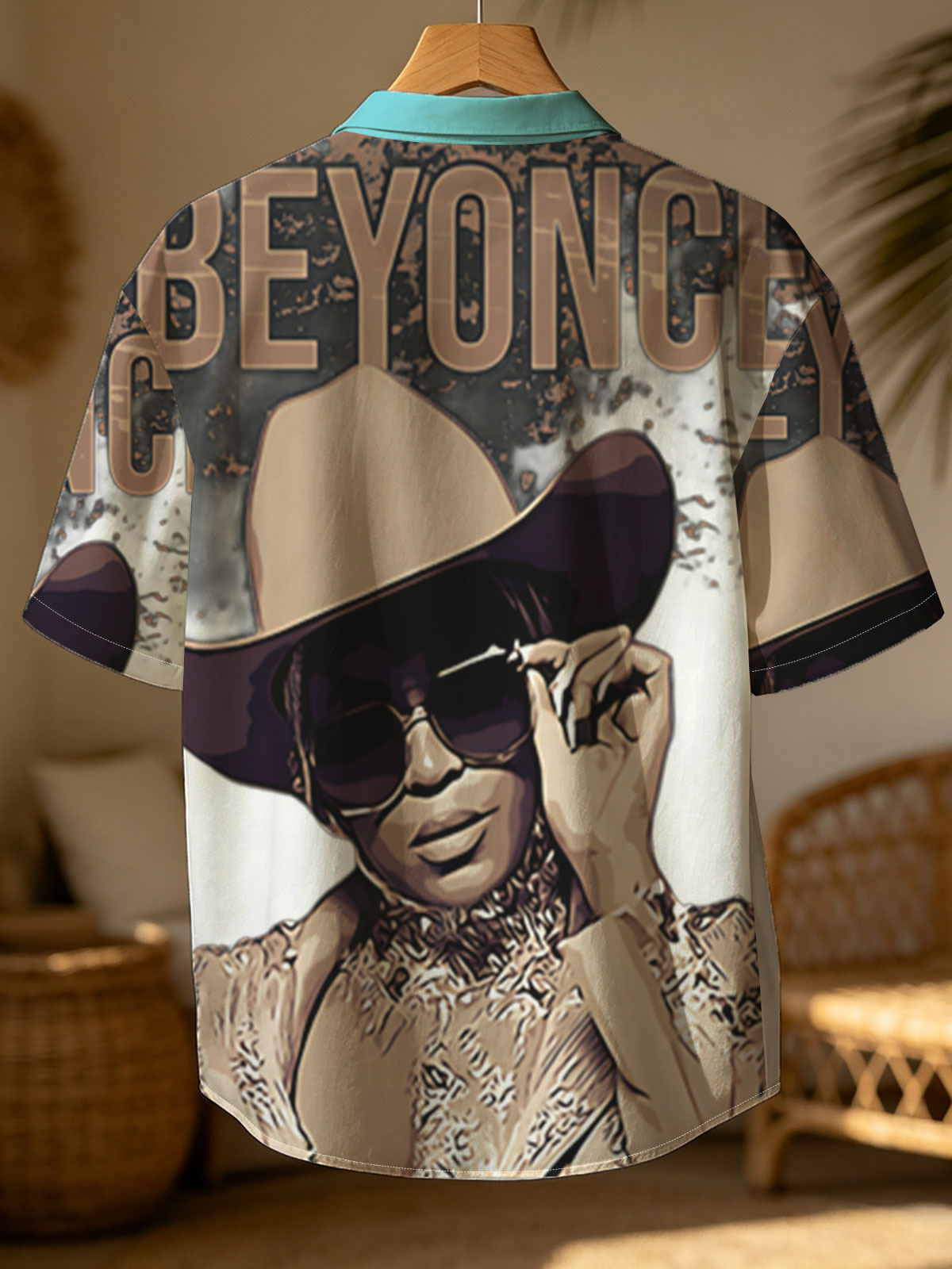 Beyoncé in Cowboy Hat and Sunglasses Artwork -  Shirt