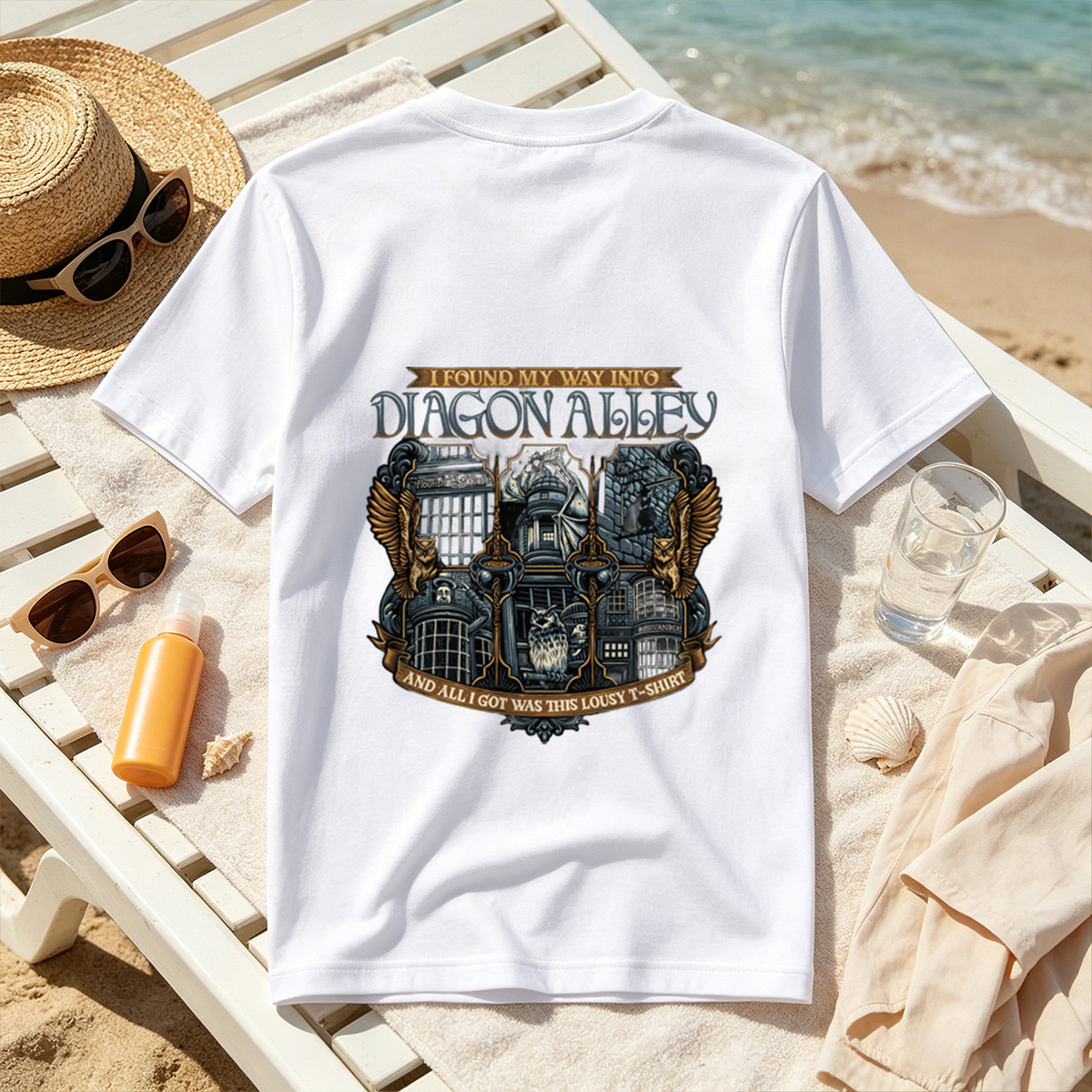 Harry Potter Diagon Alley T-Shirt Design - Tee