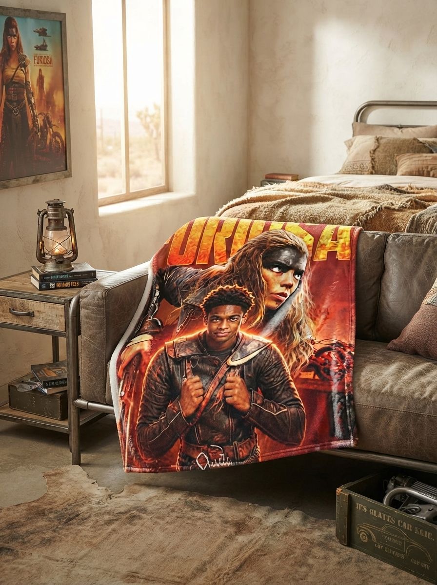 Custom Photo Face Flannel Blanket Personalized Movie Poster Throw Anti-Pilling Cozy Bed Couch Blanket Ideal Gift