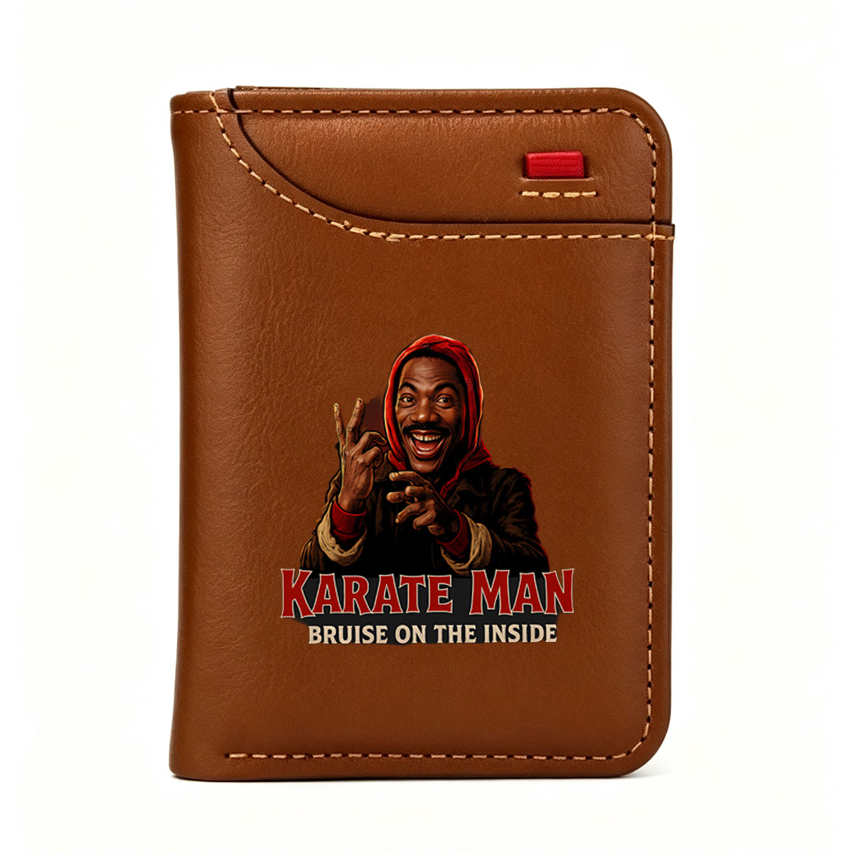Karate Man: Bruise on the Inside - Vertical Style Wallet