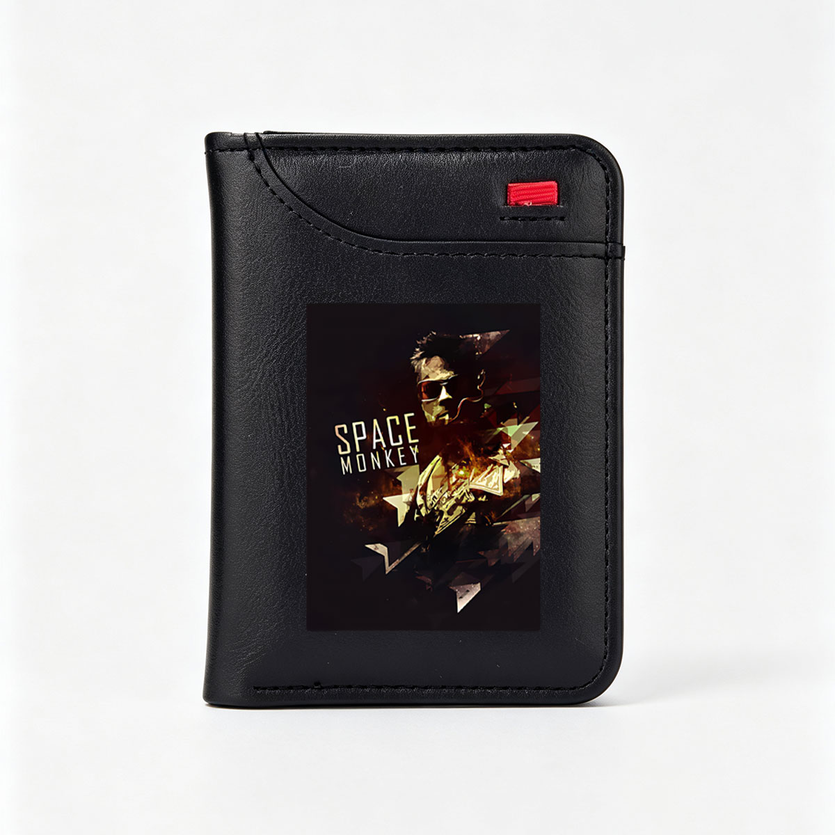 Space Monkey: A Futuristic Portrait of a Mystical Figure - Vertical Style Wallet