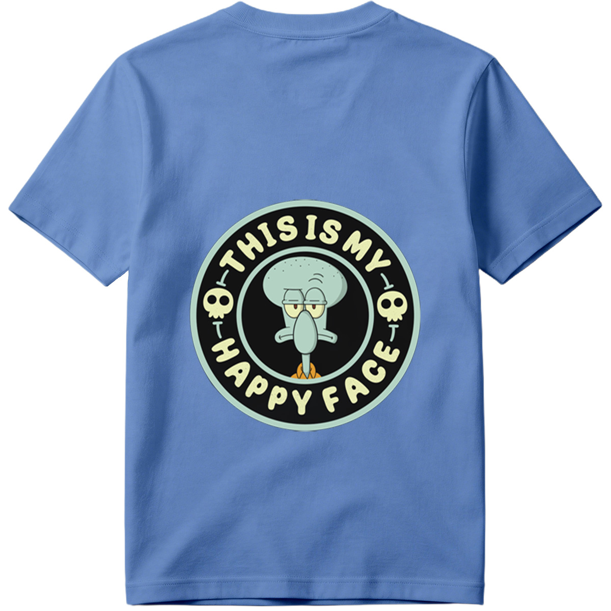 Squidward This Is My Happy Face - Tee