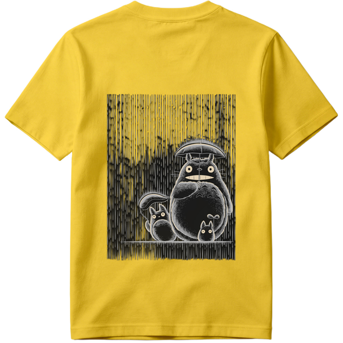 Totoro and Friends in the Rain - Tee
