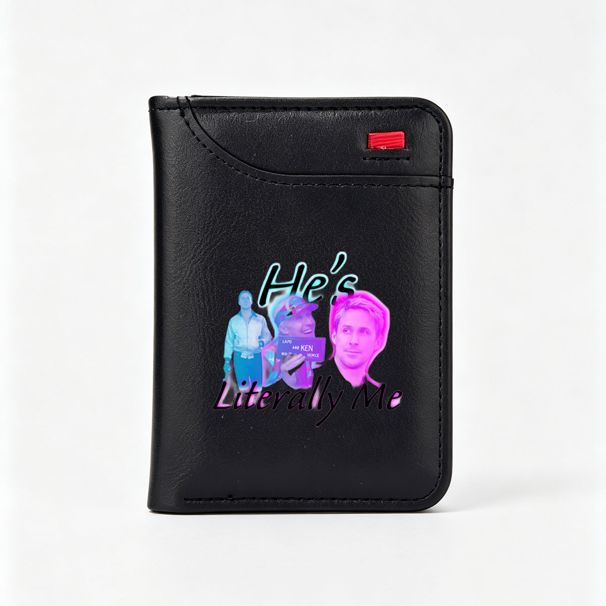 He's Literally Me: Ken, LAPD Officer, and Celeb Doppelg?nger - Vertical Style Wallet