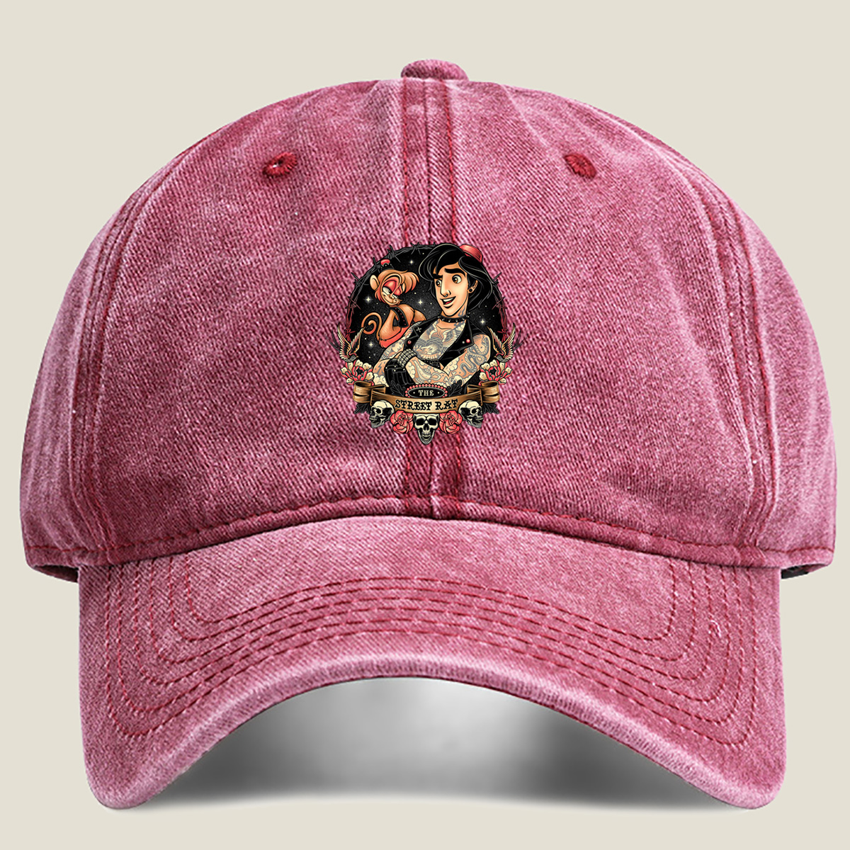 Aladdin and Abu: The Street Rat - Washed Denim - Baseball Cap