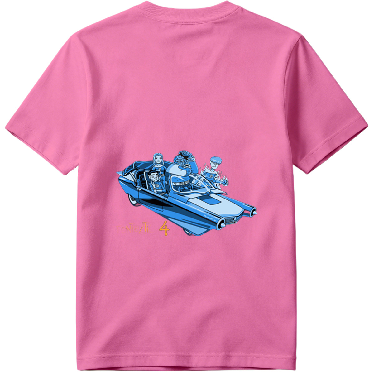 Fantastic Four in the Futuristic Car - Tee