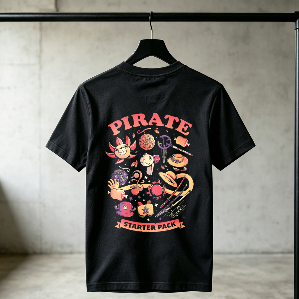 Pirate Starter Pack: A Whimsical Adventure with Captain and Crew - Tee