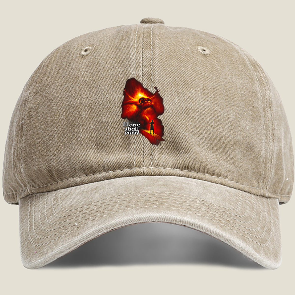 Lord of the Rings: Gandalf vs. Balrog - Washed Denim - Baseball Cap