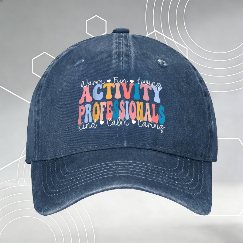 New Baseball Cap with Witch Cat Print and 
