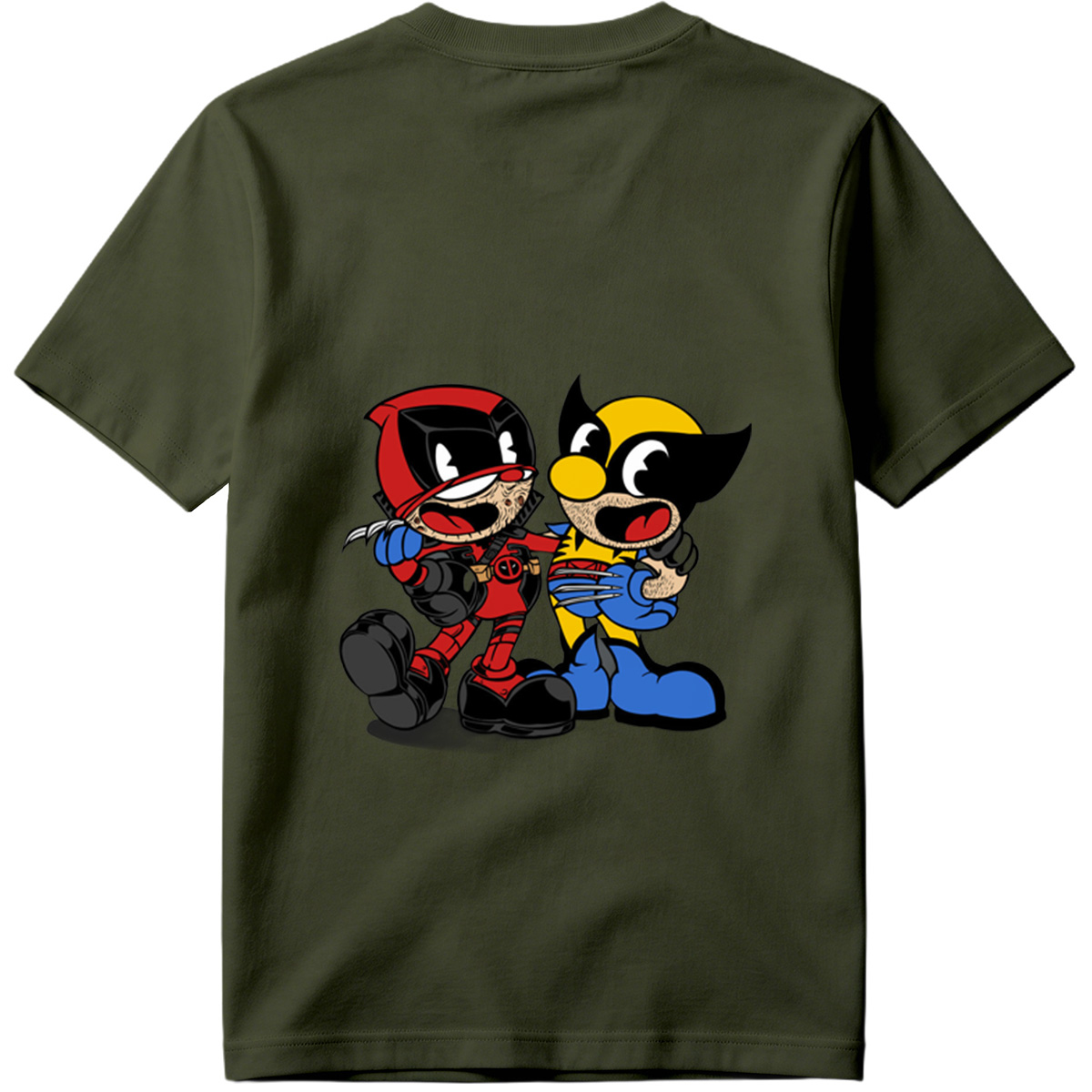 Deadpool and Wolverine Chibi Style - Tee