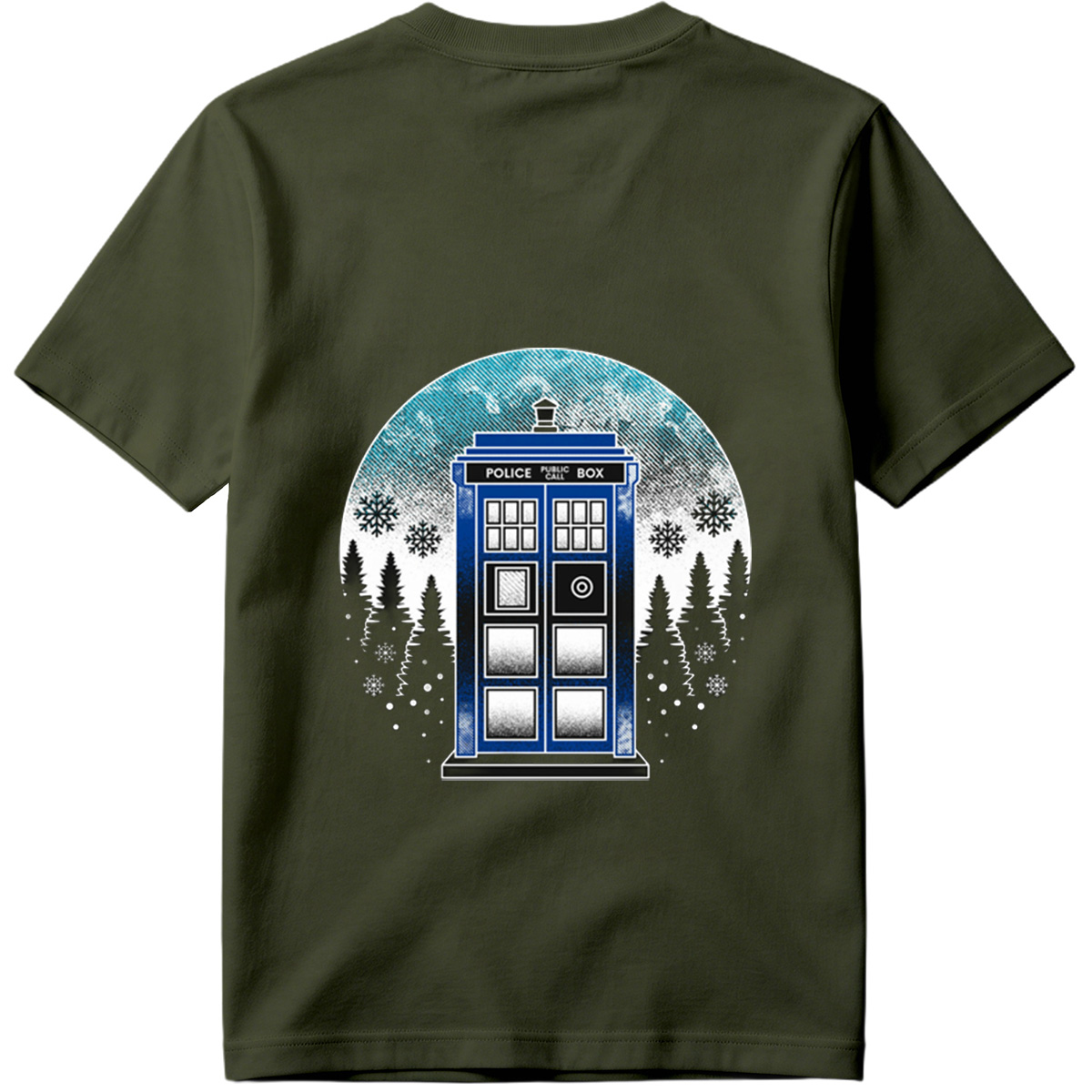 TARDIS in Winter Wonderland - Tee
