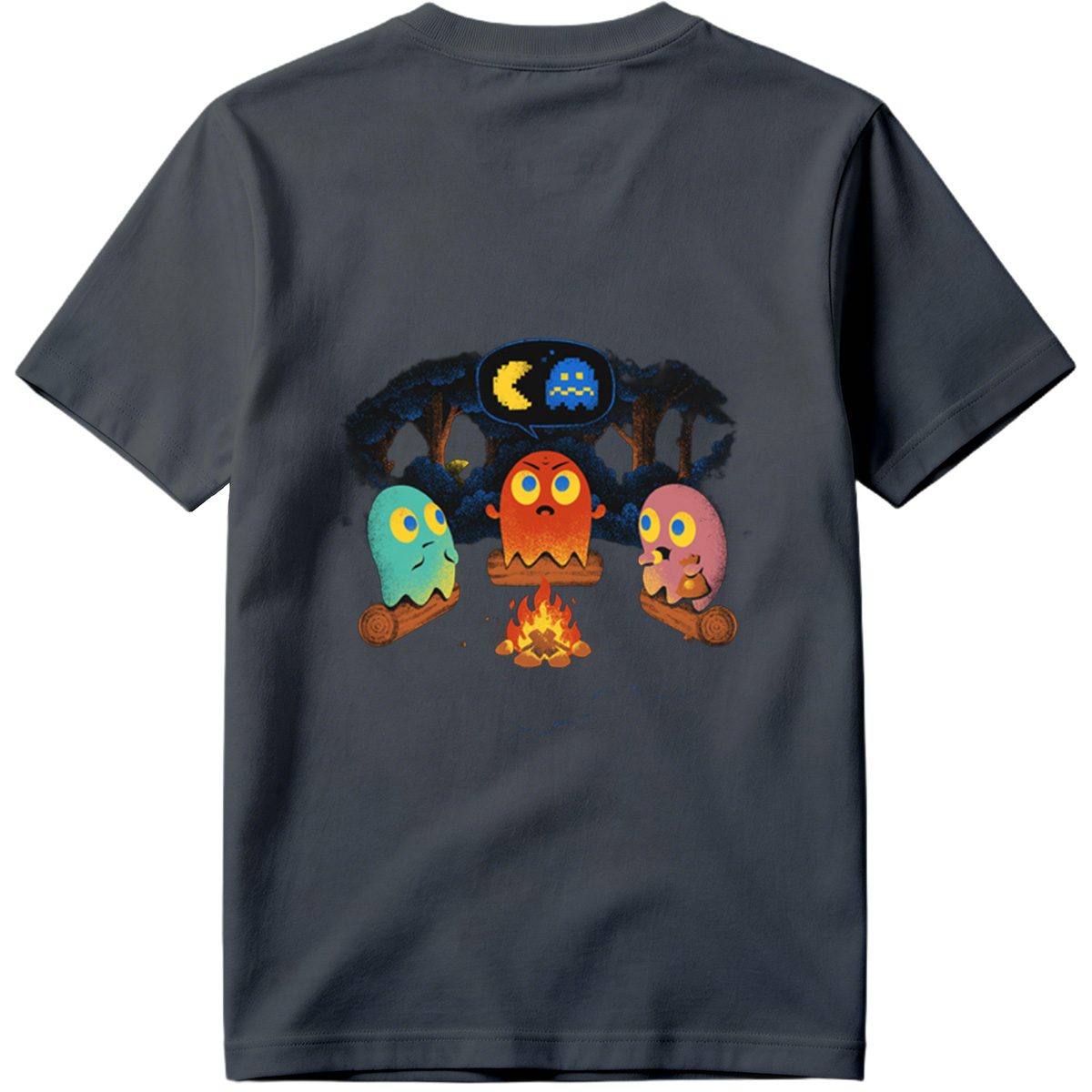 Pac-Man Ghosts Campfire Story - Tee