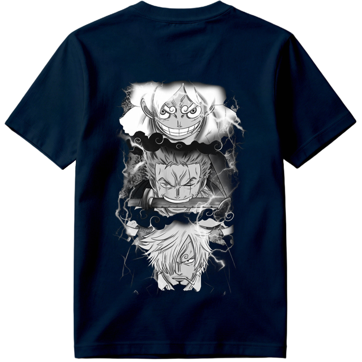 One Piece: Crocodile, Zoro, and Sanji - Tee