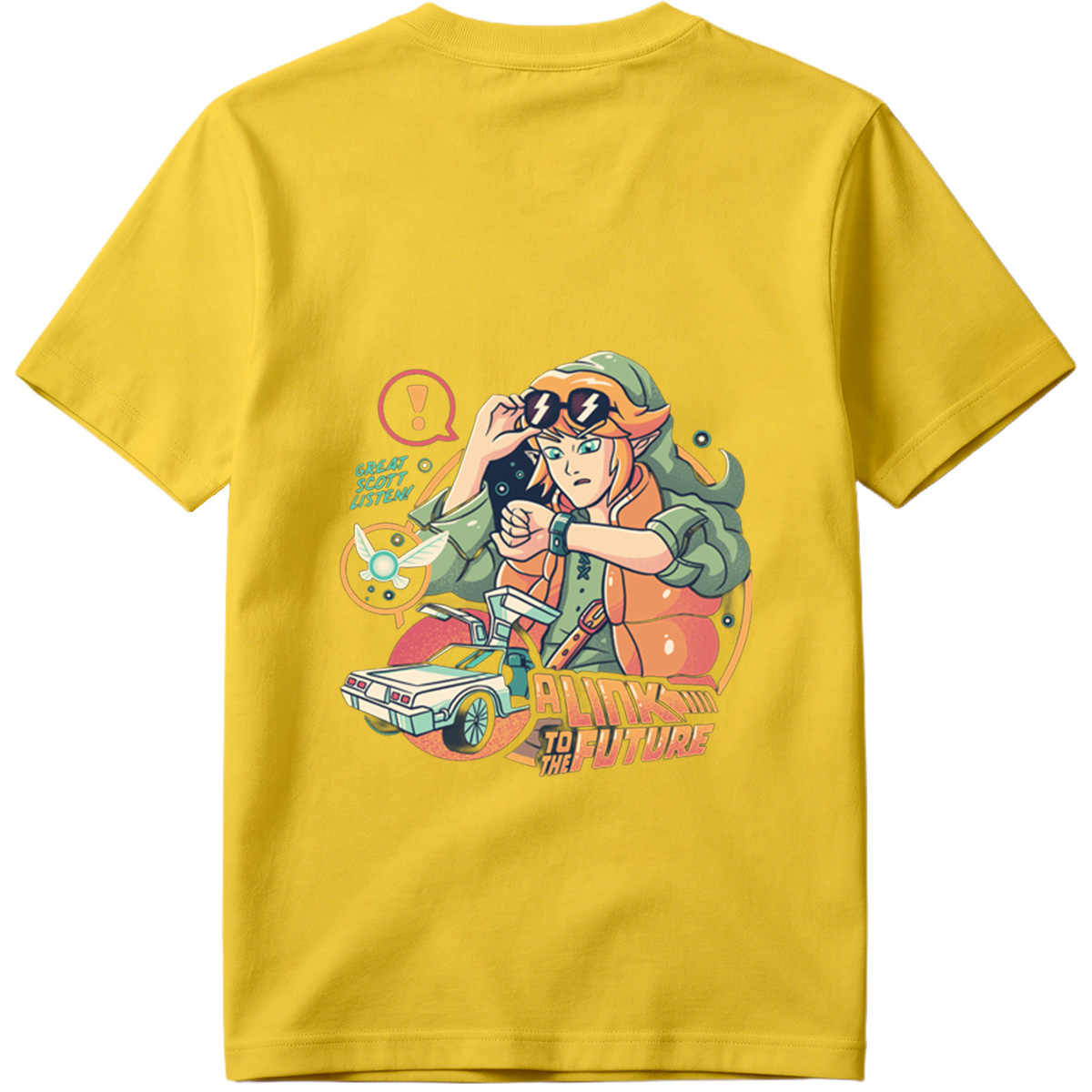 A Link to the Future: Zelda Meets Back to the Future - Tee