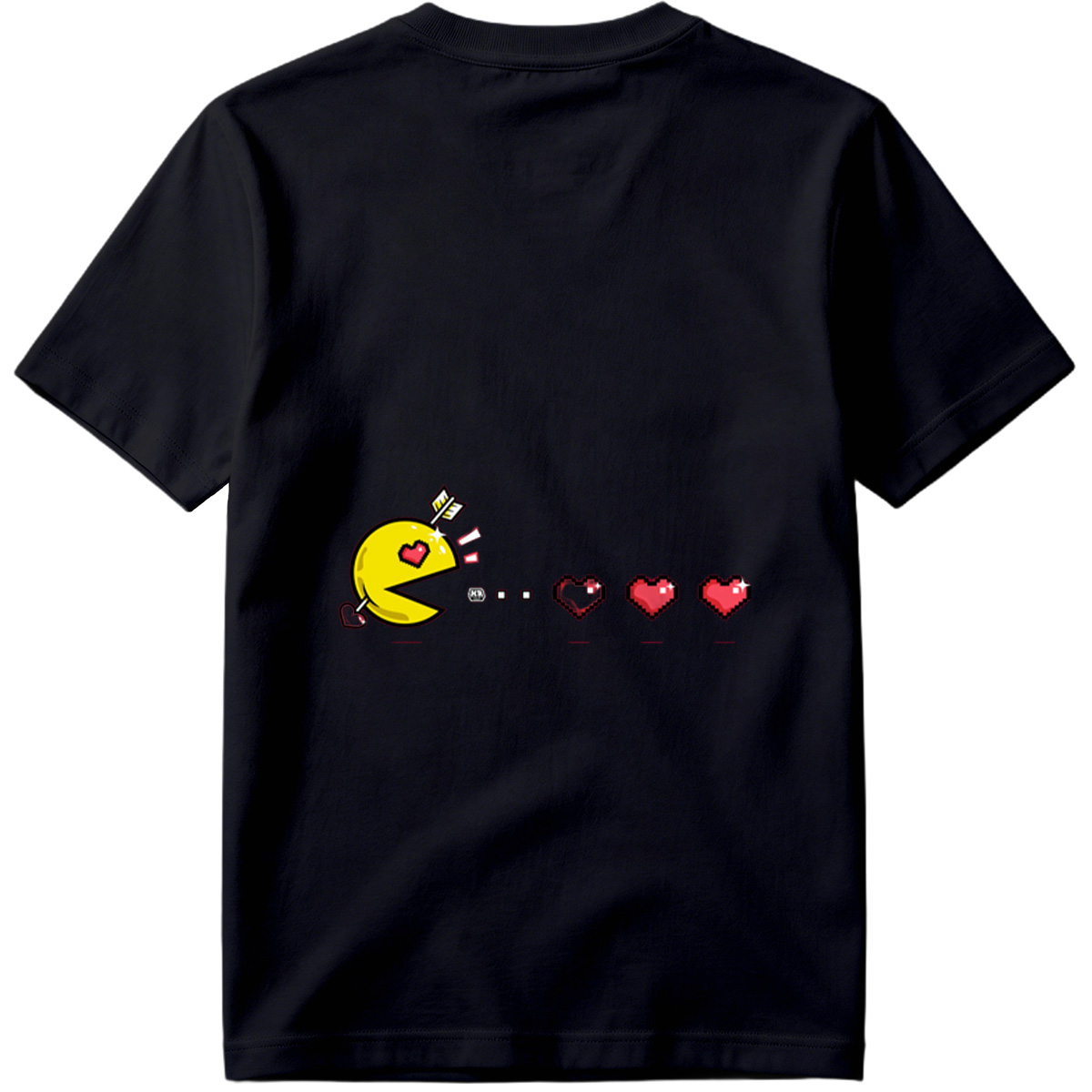 Pac-Man Loves Hearts - Tee