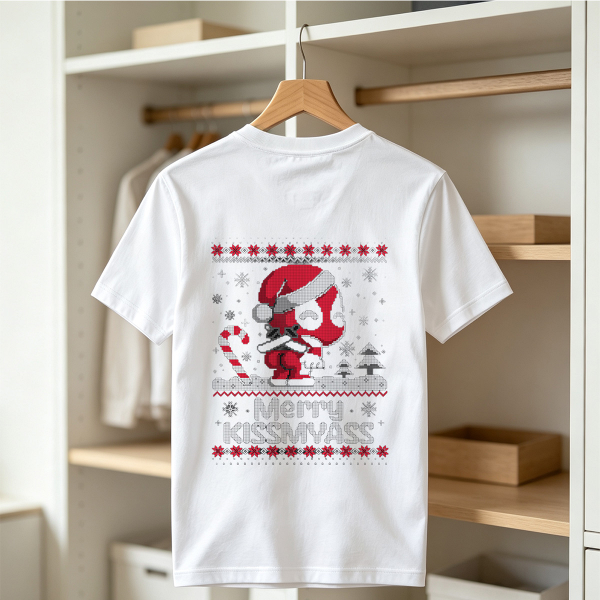 Deadpool Christmas Ugly Sweater Design - Tee
