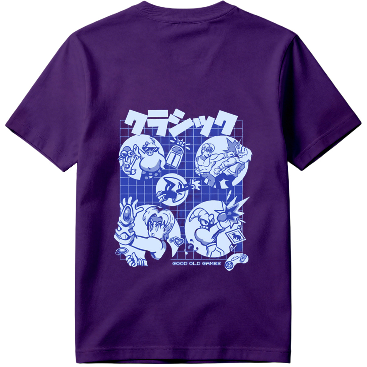 Classic Gaming Characters: Sonic, Knuckles, Tails, and Dr. Eggman - Tee