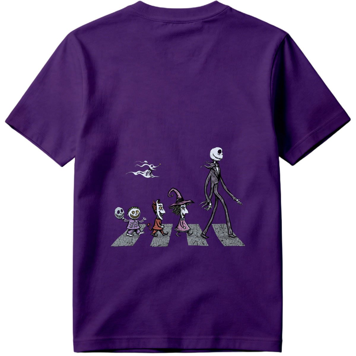 The Nightmares: Jack Skellington, Sally, Zero, and Friends Crossing the Street - Tee