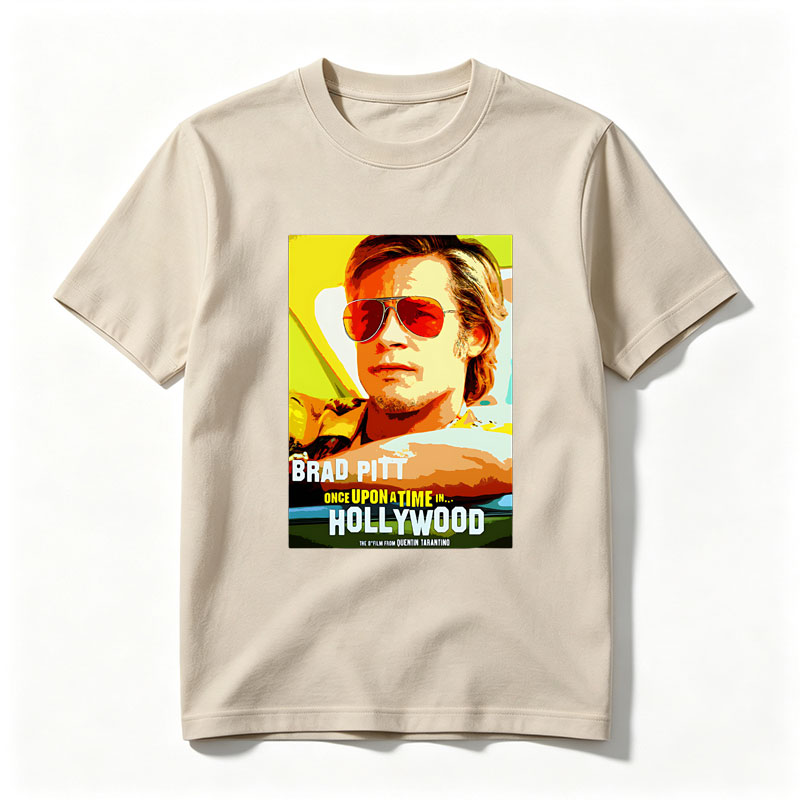 Brad Pitt in Once Upon a Time in Hollywood by Quentin Tarantino - Tee