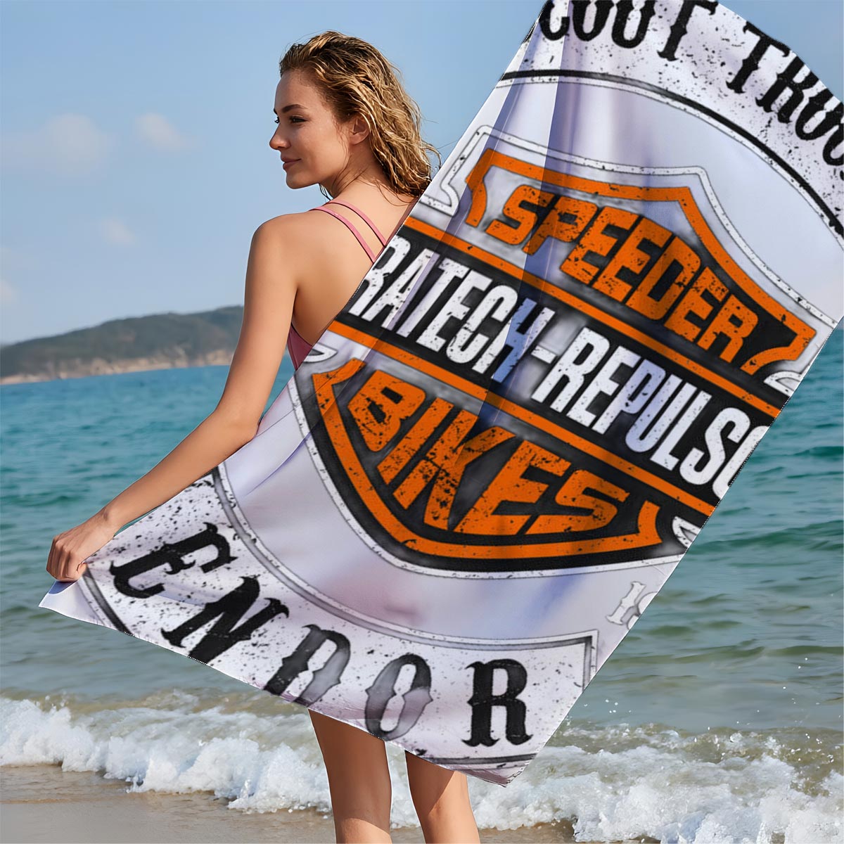 Scout Troopers Speeder Bikes Aratech-Repulsor Endor 1983 - Beach towels
