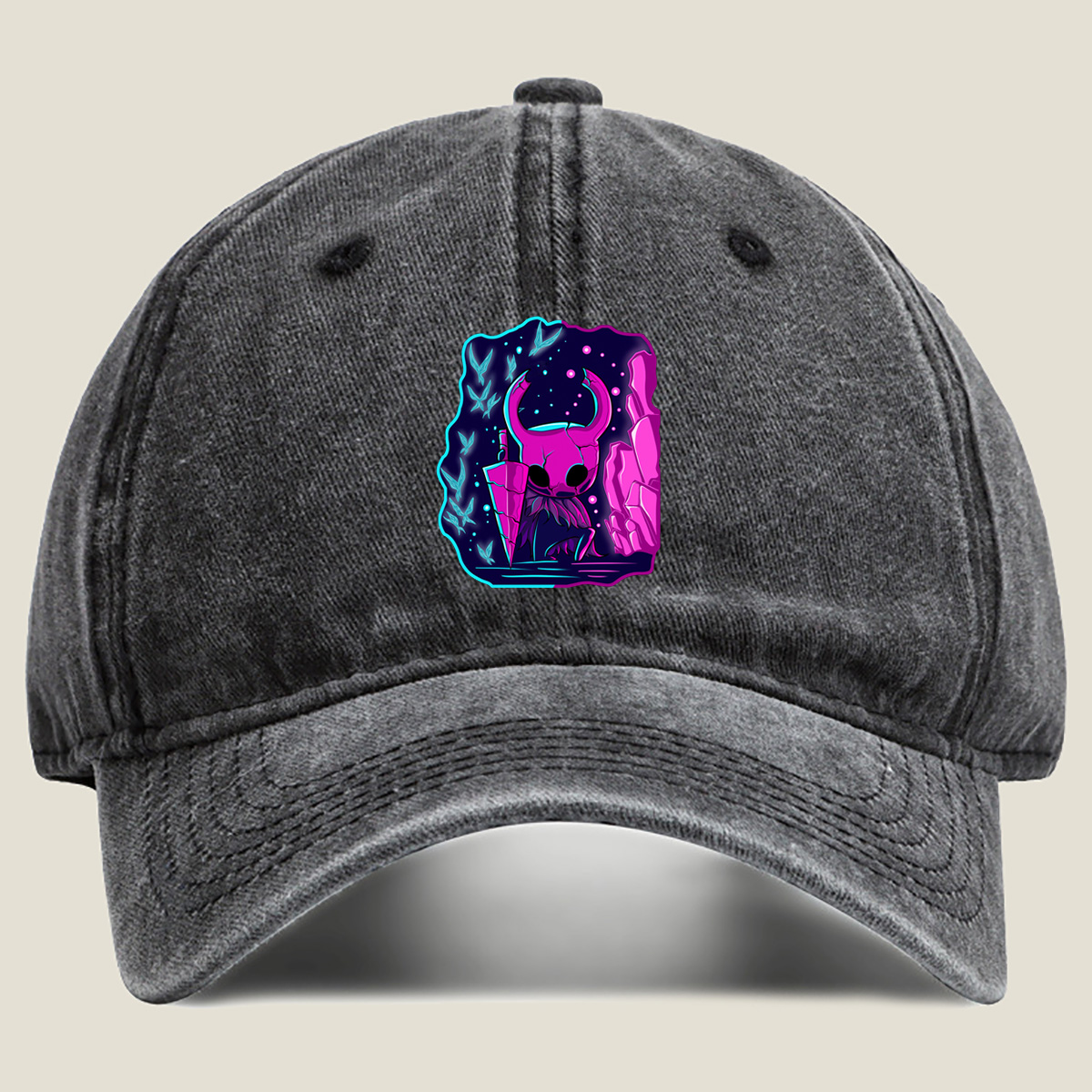 Hollow Knight: Void Heart - Washed Denim - Baseball Cap